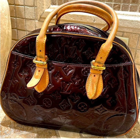 Louis Vuitton Vintage patent leather monogram handbag - Picture 11 of 11